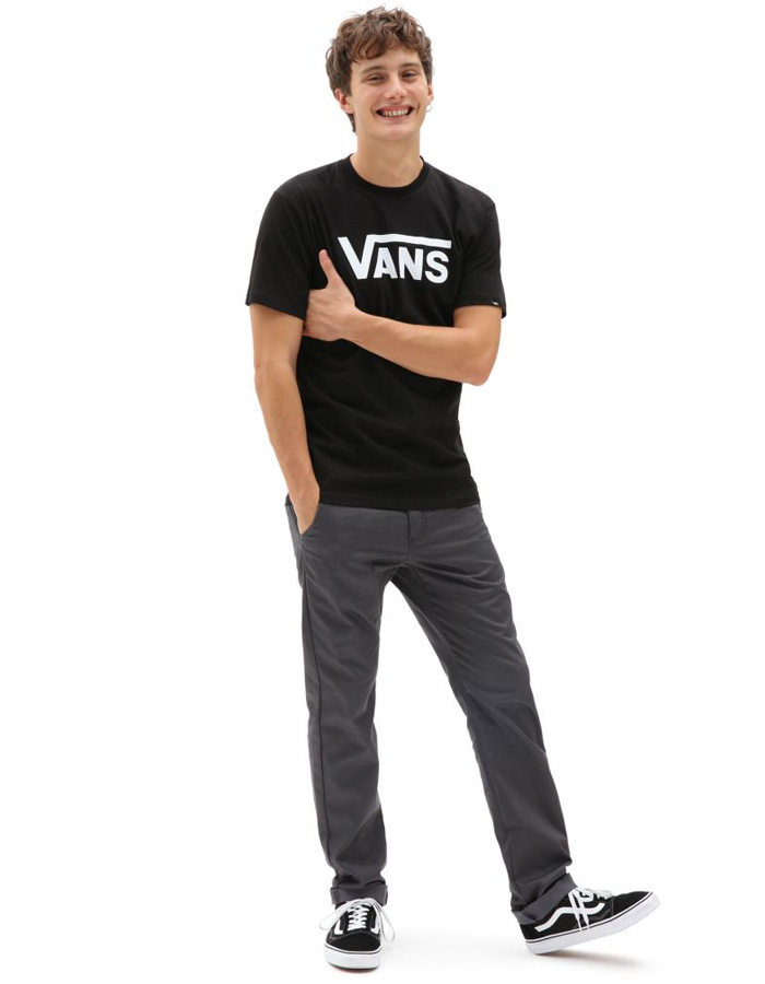 vans classic t shirt black