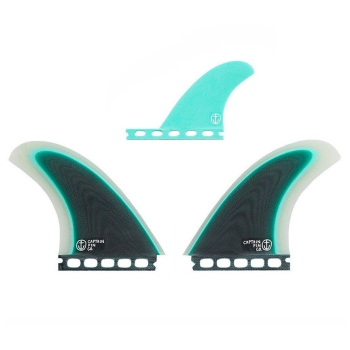 CAPTAIN FIN ESPECIAL TWIN +1 (SINGLE TAB) SEAFOAM GREEN