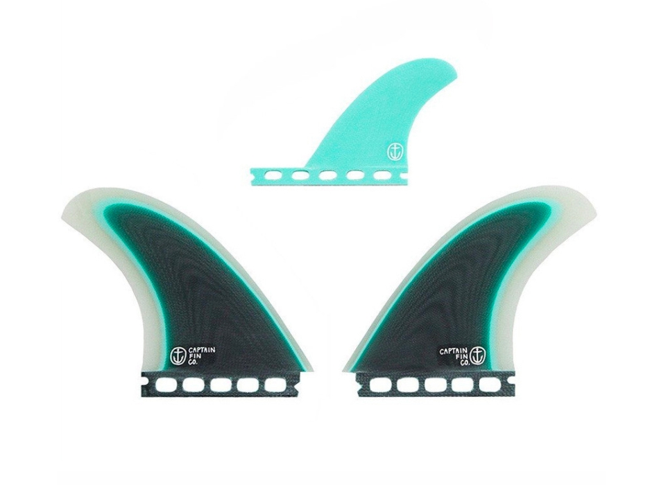 CAPTAIN FIN ESPECIAL TWIN +1 (SINGLE TAB) SEAFOAM GREEN