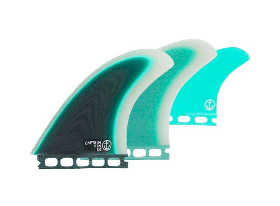 CAPTAIN FIN ESPECIAL TWIN +1 (SINGLE TAB) SEAFOAM GREEN