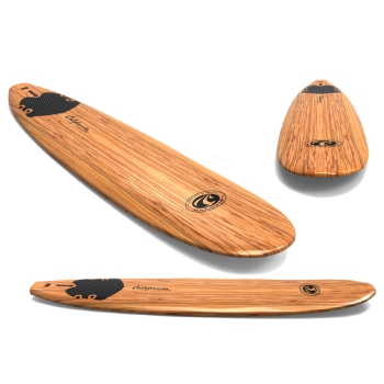 CBC FUN 7'0" CALIFORNIA BEAR SERIES WOOD SOFTBOARD