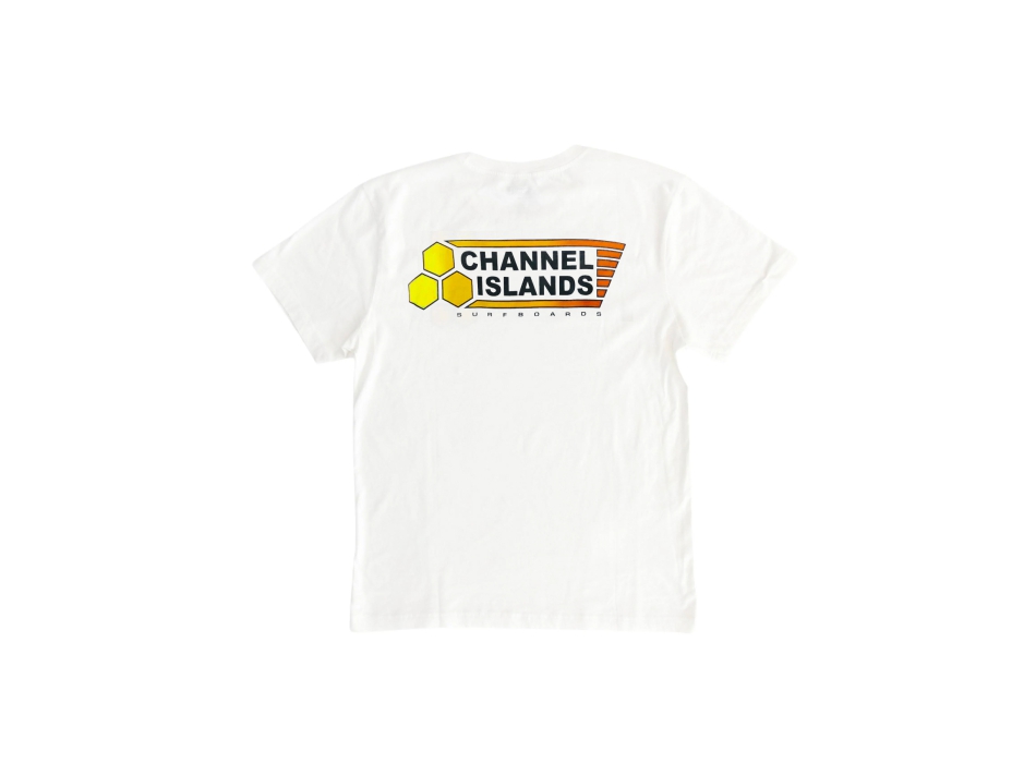 CHANNEL ISLAND T-SHIRT ORIGINAL FADE WHITE