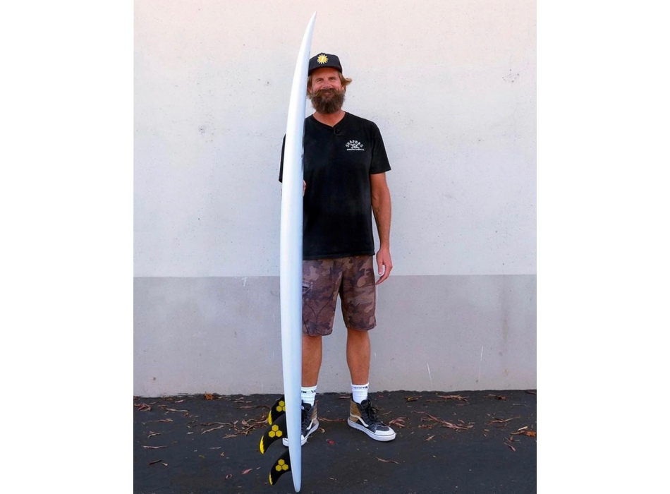 CI AL MERRICK M23 SURFBOARD FCSII WHITE