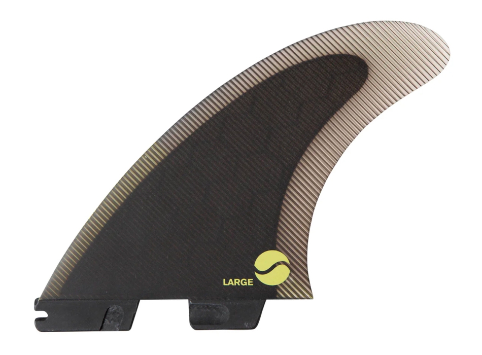 FCS II CARVER PC AIRCORE CARBON TRI FIN SET EUCALYPTUS