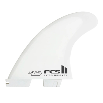 FCS II HAYDEN SHAPES PC AIRCORE TRI FIN SET MEDIUM WHITE 