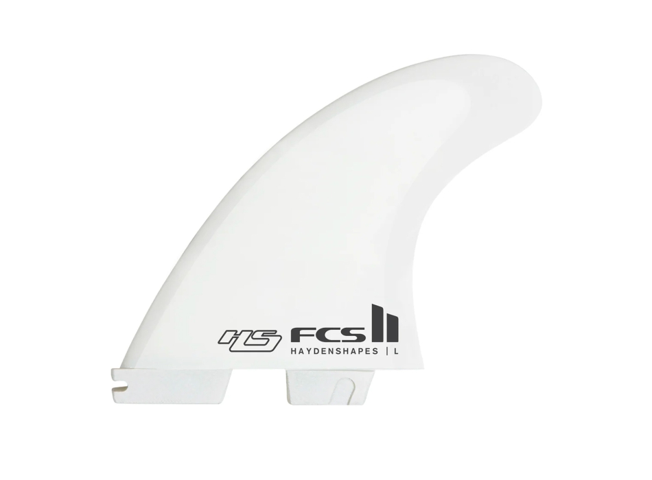 FCS II HAYDEN SHAPES PC AIRCORE TRI FIN SET MEDIUM WHITE 