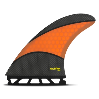 FUTURES AM2 TECHFLEX THRUSTER ORANGE RED LARGE