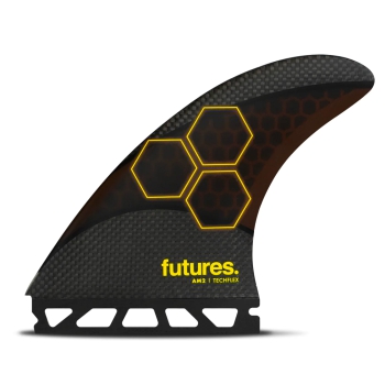 FUTURES AM2 TECHFLEX THRUSTER ORANGE RED LARGE