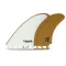 FUTURES PINNE CHRISTENSON TWIN FIN WHITE BROWN