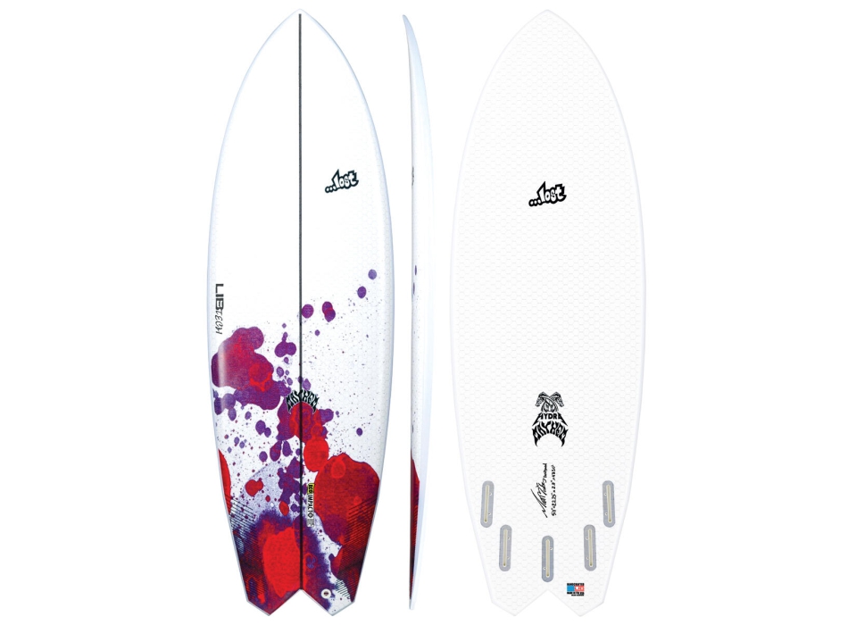 LIB-TECH LOST HYDRA 5'11" SHORTBOARD 5 PINNE