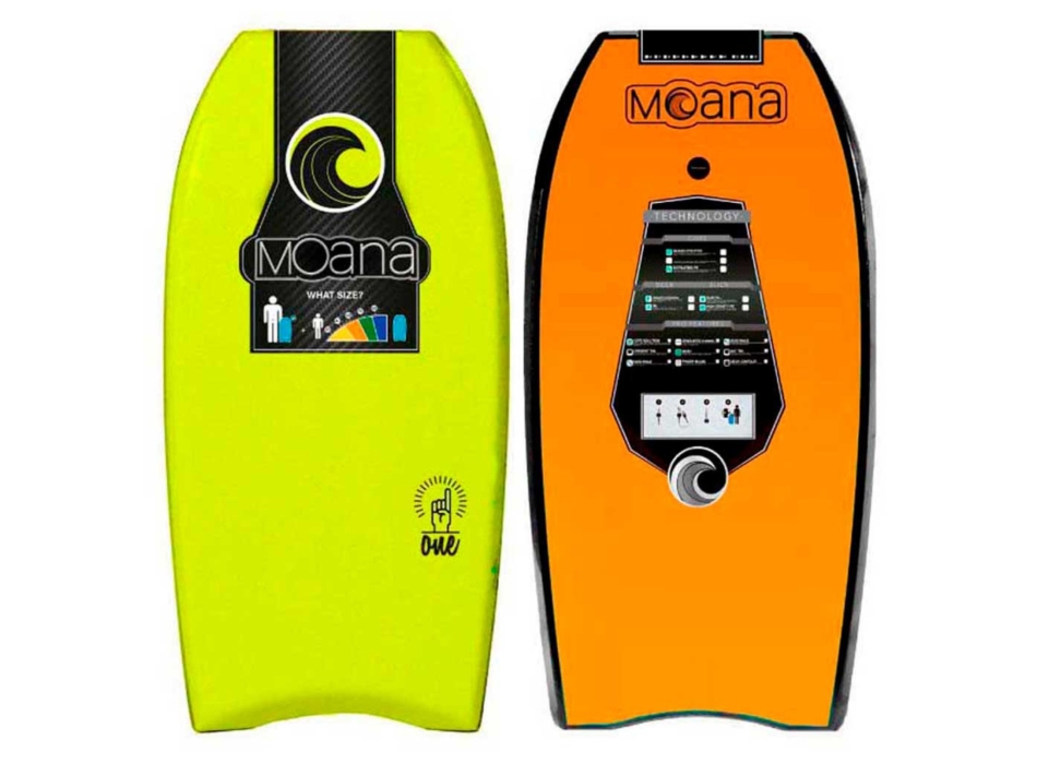 MOANA ONE BODYBOARD 44'' YELLOW ORANGE