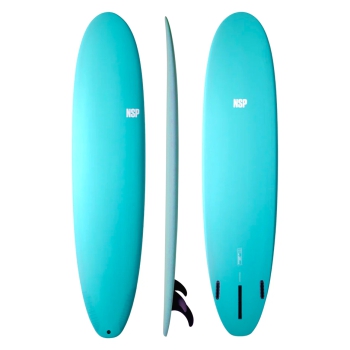 NSP SURFBOARDS 7'4" PROTECH DOUBLE UP AQUARIUM TINT