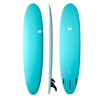NSP SURFBOARDS 7'4" PROTECH DOUBLE UP AQUARIUM TINT