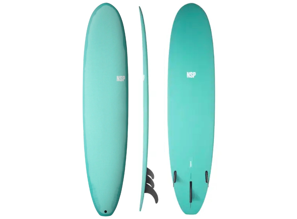 NSP SURFBOARDS 9'0" PROTECH LONGBOARD MOROCCAN BLUE TINT