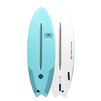 O&E SPRAY 5'6" EZI RIDER SOFTBOARD CORAL