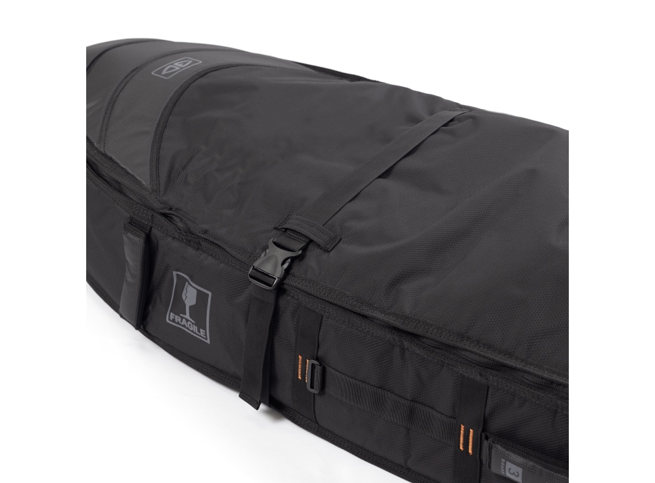 OCEAN & EARTH 7'6" HYPA TRAVEL FISH COVER SACCA QUADRUPLA CON RUOTE DOUBLE COFFIN