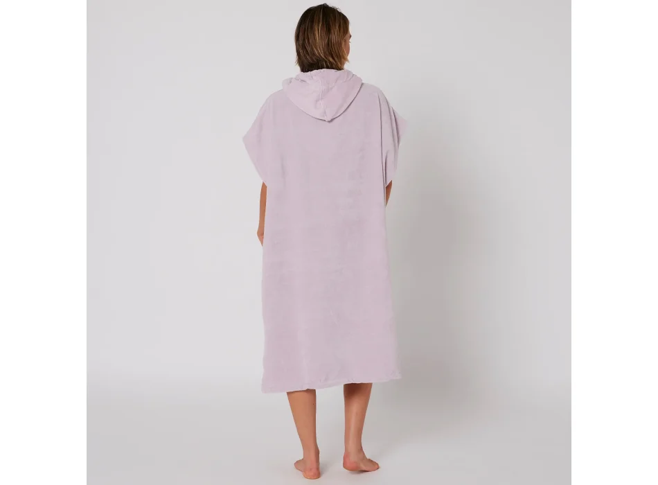 OCEAN & EARTH LADIES DAYDREAM HOODED PONCHO IN SPUGNA DONNA LAVANDER