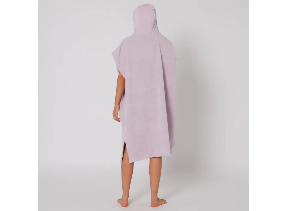 OCEAN & EARTH LADIES DAYDREAM HOODED PONCHO IN SPUGNA DONNA LAVANDER