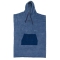 OCEAN & EARTH PONCHO IN SPUGNA STEEL BLUE