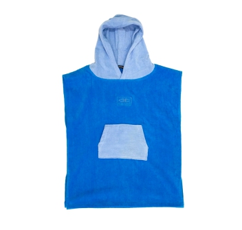 OCEAN & EARTH TODDLERS HOODED PONCHO PER BAMBINI BLUE