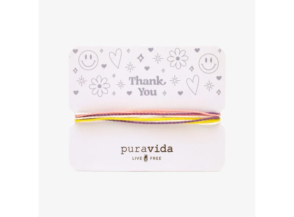 PURA VIDA BRACCIALETTO CARD THANK YOU