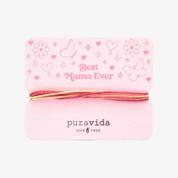 PURA VIDA CARD BRACCIALETTO BEST MAMA EVER