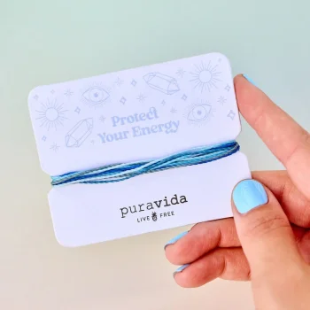 PURA VIDA CARD BRACCIALETTO PROTECT YOUR ENERGY