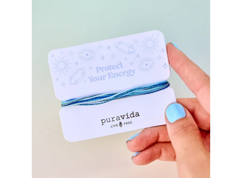 PURA VIDA CARD BRACCIALETTO PROTECT YOUR ENERGY