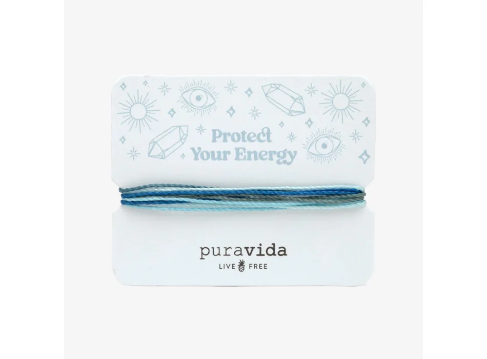 PURA VIDA CARD BRACCIALETTO PROTECT YOUR ENERGY