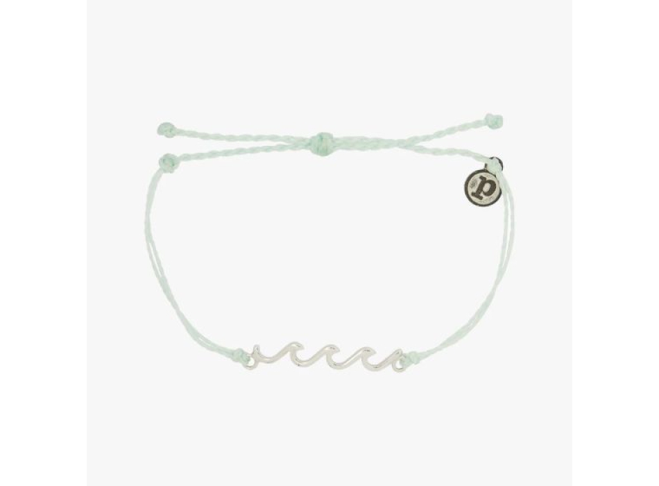 PURA VIDA DELICATE WAVE SILVER BRACCIALETTO WINTERFRESH