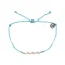 PURA VIDA TIE DYE WAVES CHARME BRACCIALETTO LIGHT BLUE