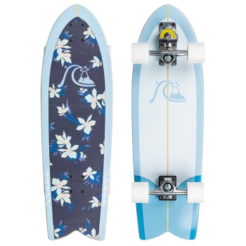 QUIKSILVER 32" RETRO FISH PWRD BY SMOOTHSTAR SURFSKATE COMPLETO