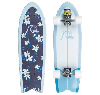 QUIKSILVER 32" RETRO FISH PWRD BY SMOOTHSTAR SURFSKATE COMPLETO
