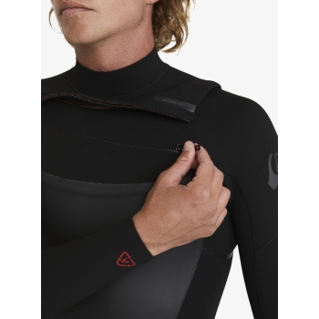 QUIKSILVER 4/3 MARATHON SESSIONS CHEST ZIP MUTA INTERA BLACK