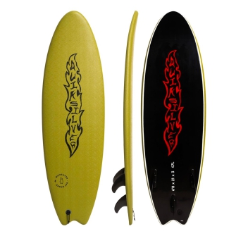 QUIKSILVER 5'4" SOFTBOARD RIPPER DARK GREEN