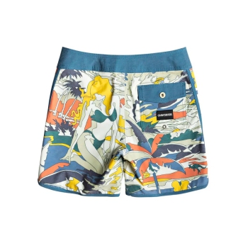 QUIKSILVER BOARDSHORTS RAGAZZO HIGHLINE FEELIN FINE 15" 8-16 ANNI