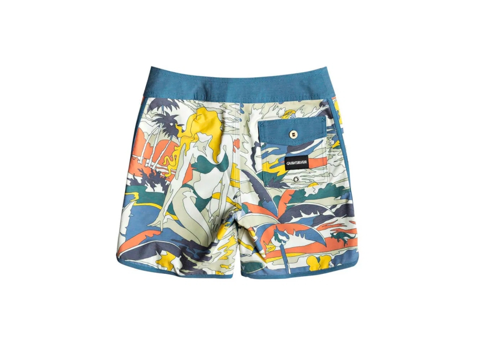 QUIKSILVER BOARDSHORTS RAGAZZO HIGHLINE FEELIN FINE 15" 8-16 ANNI