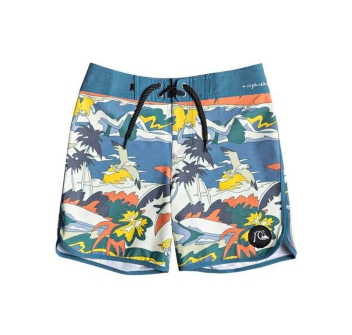 QUIKSILVER BOARDSHORTS RAGAZZO HIGHLINE FEELIN FINE 15" 8-16 ANNI