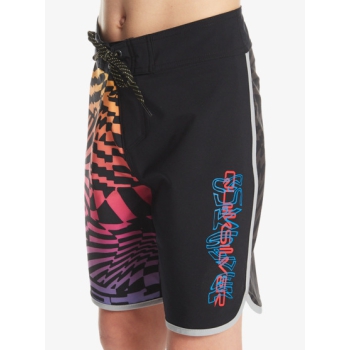 QUIKSILVER BOARDSHORTS RAGAZZO SURFSILK RADICAL SCALLOP 16" 8-16 ANNI