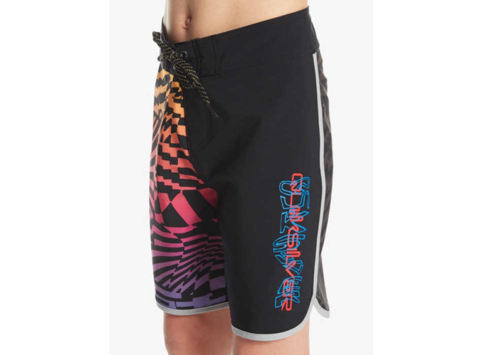 QUIKSILVER BOARDSHORTS RAGAZZO SURFSILK RADICAL SCALLOP 16" 8-16 ANNI