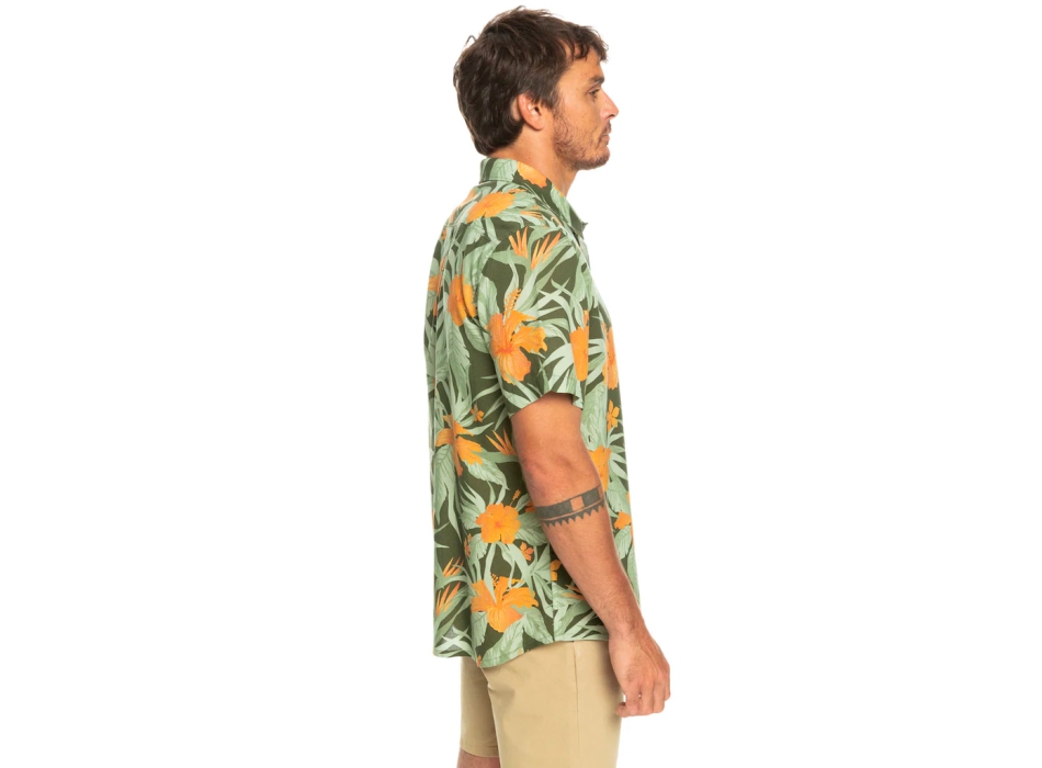 QUIKSILVER EPHEMERAL WAVE CAMICIA MANICHE CORTE