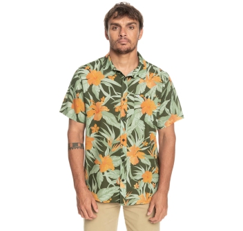 QUIKSILVER EPHEMERAL WAVE CAMICIA MANICHE CORTE