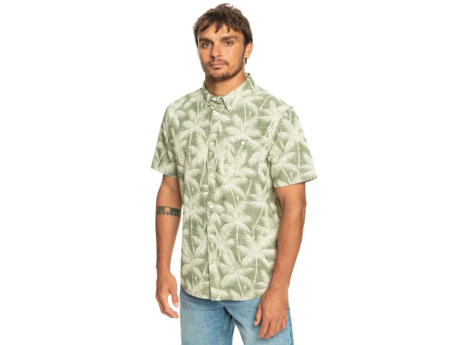 QUIKSILVER FLEETING MOMENT CAMICIA MANICHE CORTE