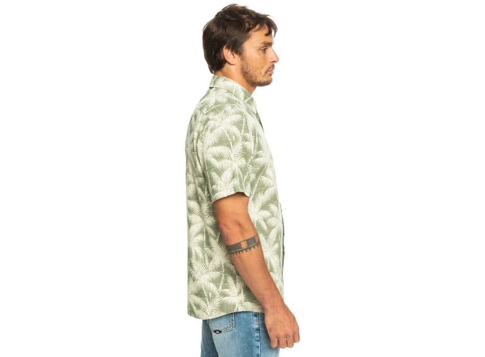 QUIKSILVER FLEETING MOMENT CAMICIA MANICHE CORTE