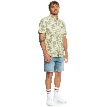 QUIKSILVER FLEETING MOMENT CAMICIA MANICHE CORTE