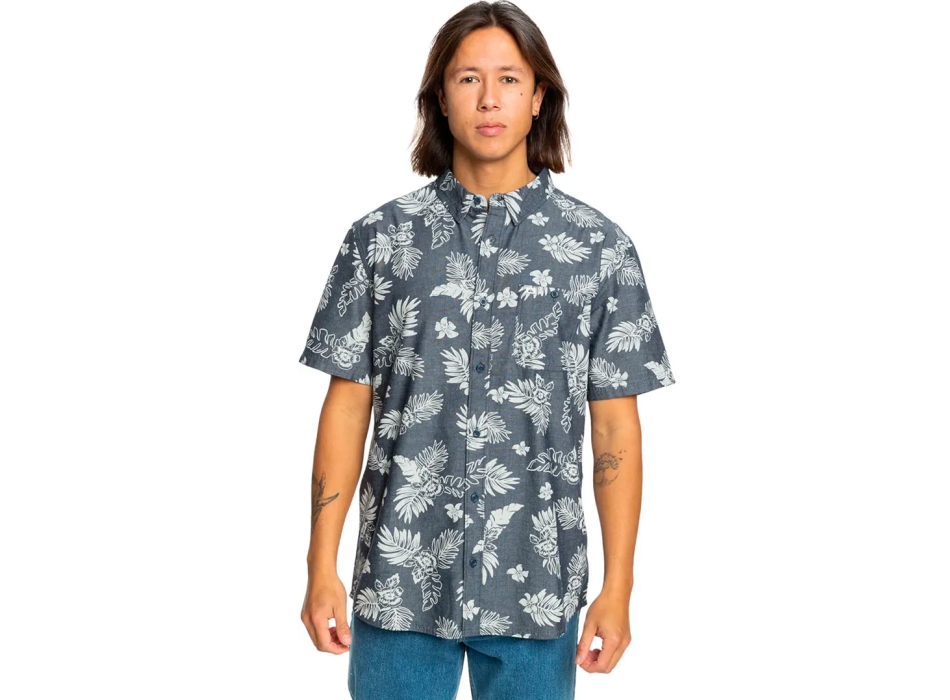 QUIKSILVER GAWANHILL CAMICIA MANICHE CORTE