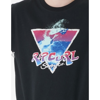 RIP CURL ACTION TEE RAGAZZO BLACK