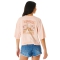 RIP CURL ALOHA WITH LOVE HERITAGE CROP TEE DONNA