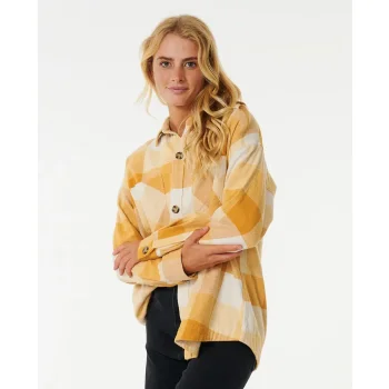 RIP CURL CAMICIA IN FLANELLA LA ISLA GOLD