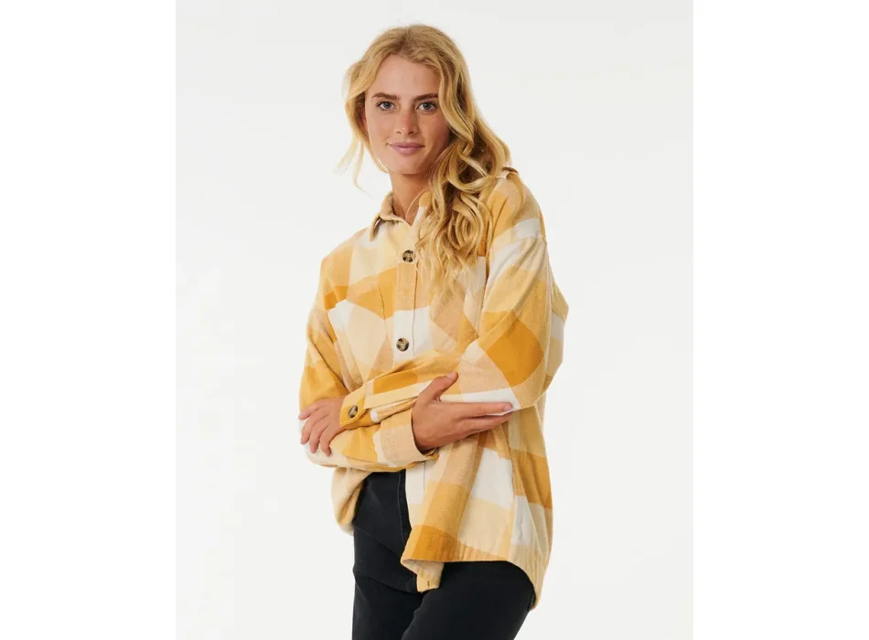 RIP CURL CAMICIA IN FLANELLA LA ISLA GOLD